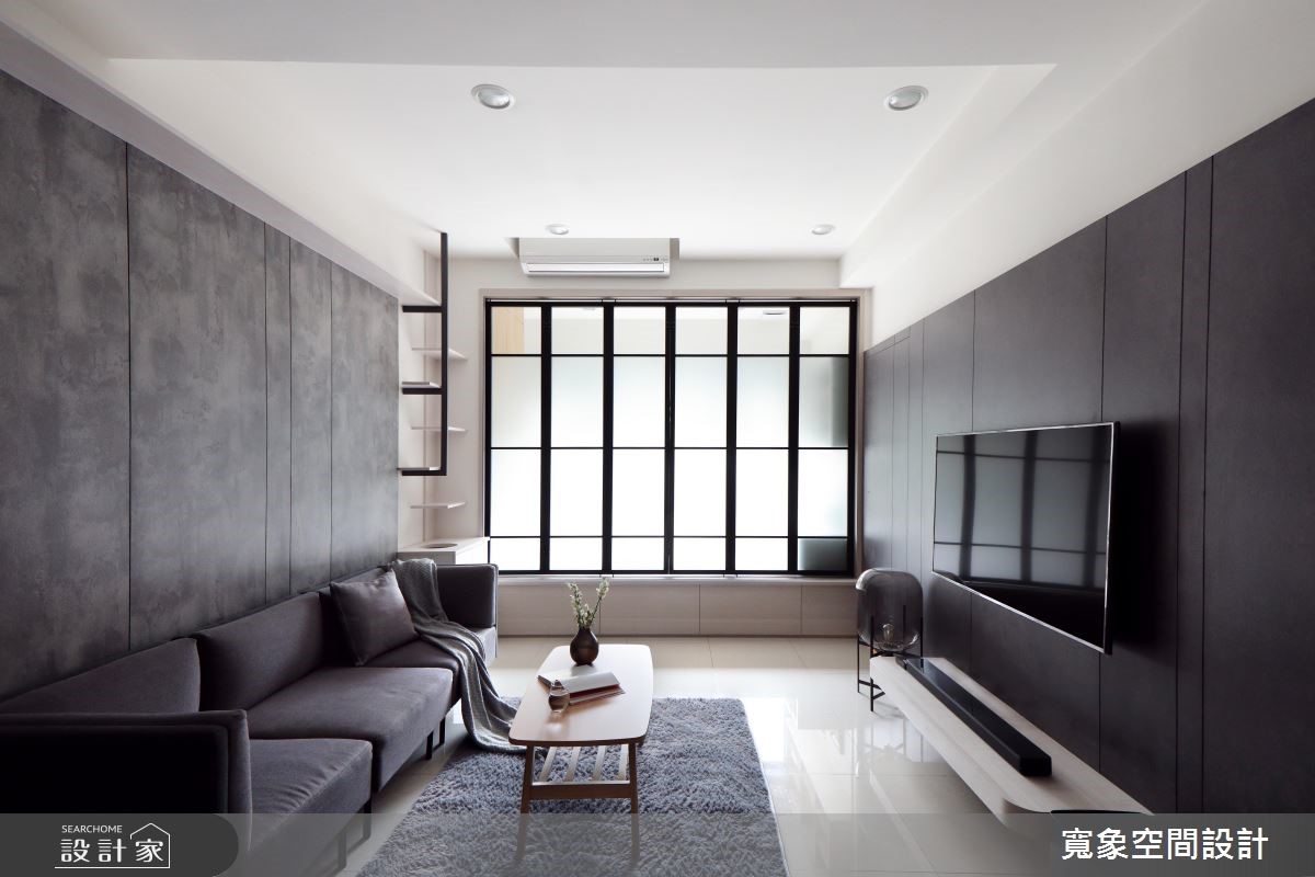 20坪新成屋(5年以下)＿混搭風客廳案例圖片＿寬象空間室內裝修有限公司＿寬象_06之7