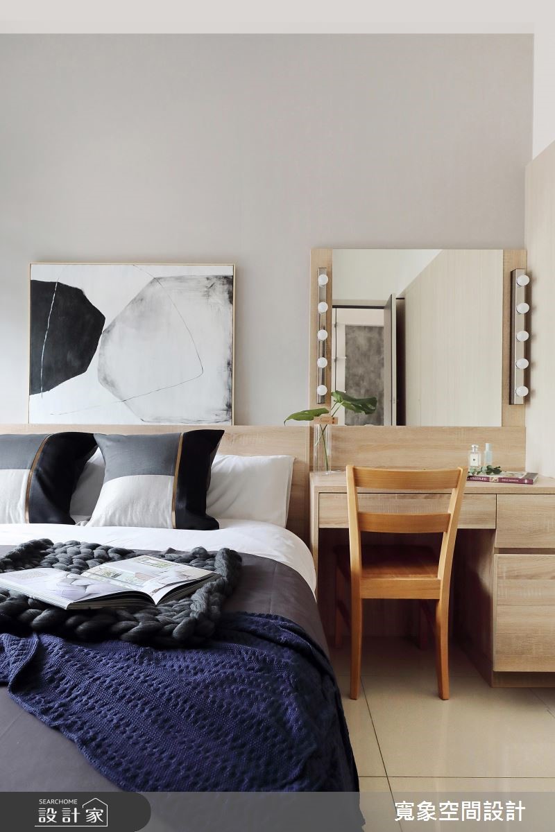 20坪新成屋(5年以下)＿混搭風臥室案例圖片＿寬象空間室內裝修有限公司＿寬象_06之12