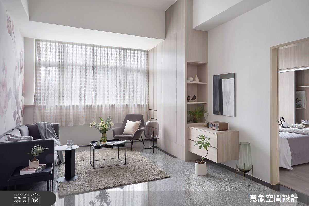 22坪老屋(16~30年)＿簡約風客廳案例圖片＿寬象空間室內裝修有限公司＿寬象_09之3