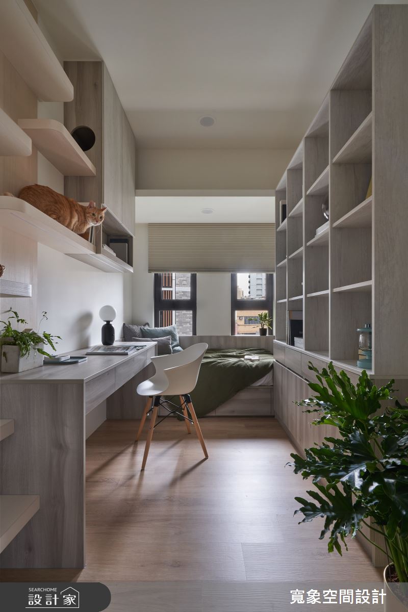 20坪新成屋(5年以下)＿混搭風書房案例圖片＿寬象空間室內裝修有限公司＿寬象_16之10