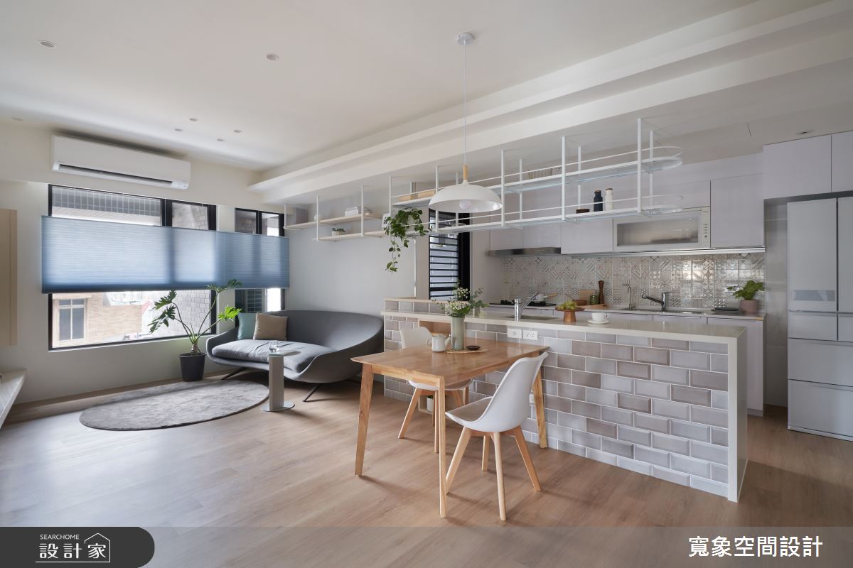 20坪新成屋(5年以下)＿混搭風餐廳中島案例圖片＿寬象空間室內裝修有限公司＿寬象_16之5084
