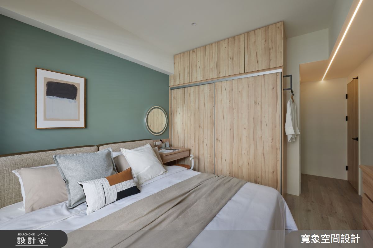 20坪老屋(16~30年)＿北歐風臥室案例圖片＿寬象空間室內裝修有限公司＿寬象_19之12