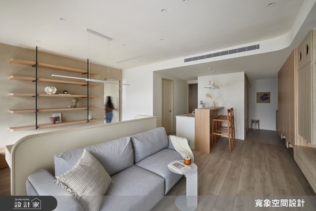 24坪新成屋(5年以下)＿日式風客廳餐廳吧檯案例圖片＿寬象空間室內裝修有限公司＿寬象_23之4