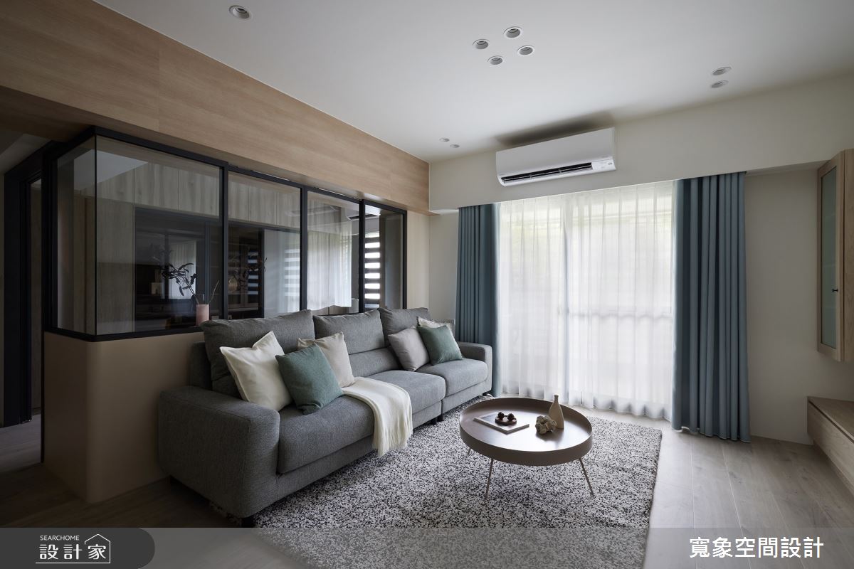 33坪老屋(16~30年)＿北歐風客廳案例圖片＿寬象空間室內裝修有限公司＿寬象_24之5