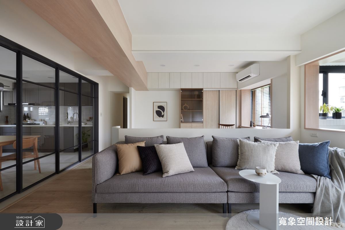 36坪老屋(16~30年)＿美式風客廳案例圖片＿寬象空間室內裝修有限公司＿寬象_25之4