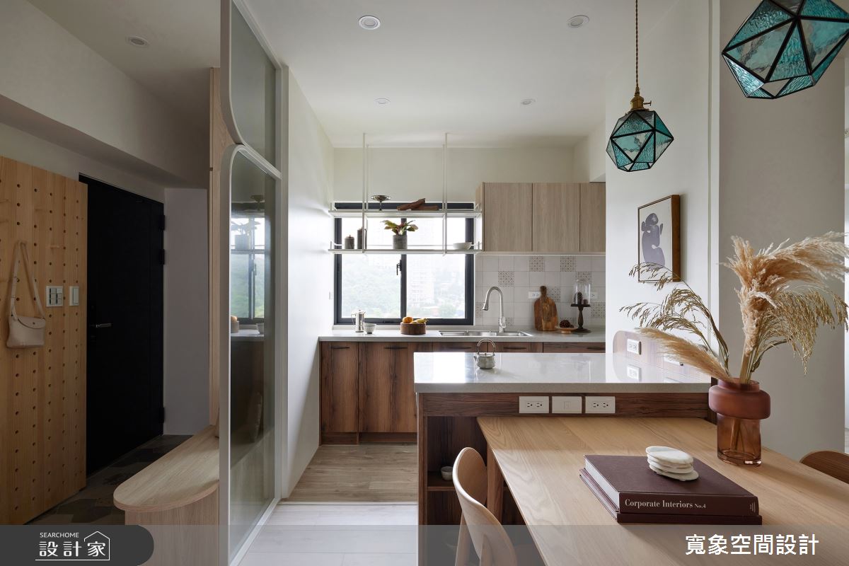 老屋(16~30年)＿日式無印風玄關餐廳廚房中島案例圖片＿寬象空間室內裝修有限公司＿寬象_26之8