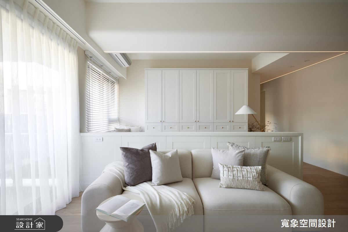 26坪新成屋(5年以下)＿美式風客廳書房案例圖片＿寬象空間室內裝修有限公司＿寬象_31之7