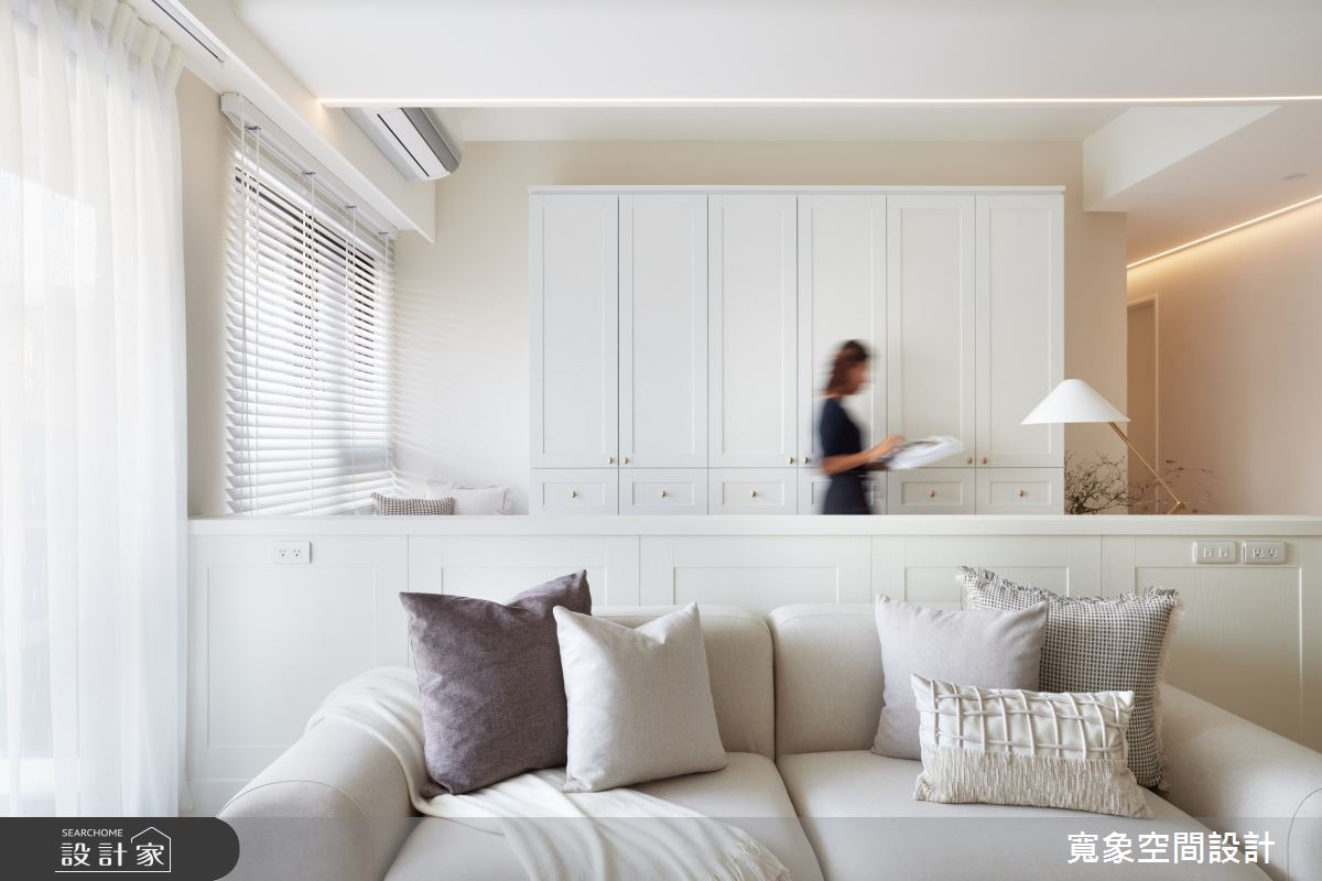 26坪新成屋(5年以下)＿美式風客廳書房案例圖片＿寬象空間室內裝修有限公司＿寬象_31之8
