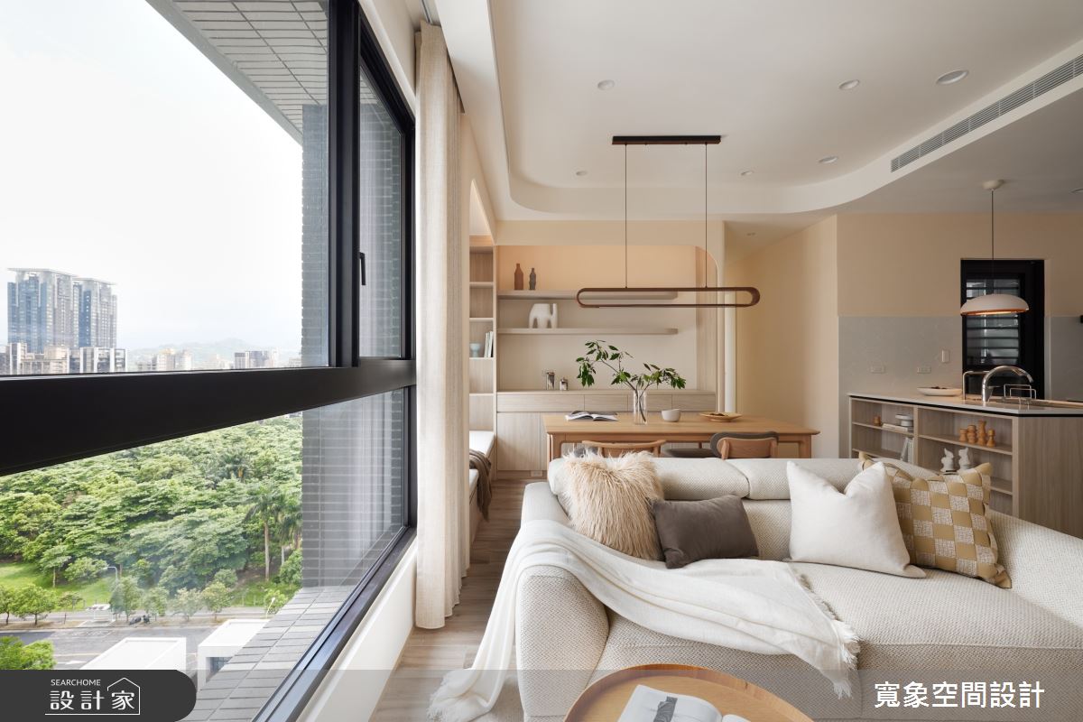22坪新成屋(5年以下)＿現代侘寂風客廳餐廳案例圖片＿寬象空間室內裝修有限公司＿寬象_34之4