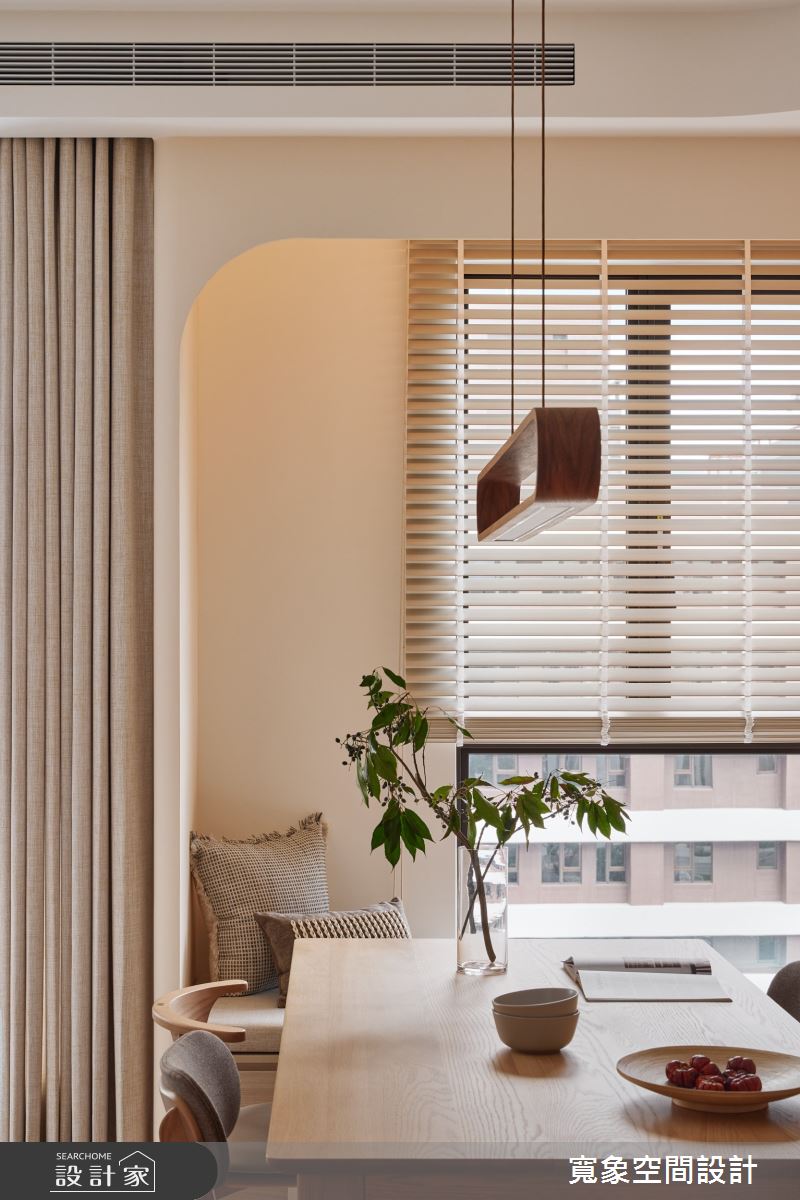 22坪新成屋(5年以下)＿現代侘寂風餐廳臥榻案例圖片＿寬象空間室內裝修有限公司＿寬象_34之11