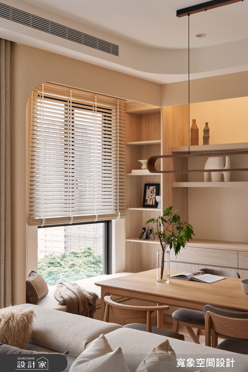 22坪新成屋(5年以下)＿現代侘寂風餐廳臥榻案例圖片＿寬象空間室內裝修有限公司＿寬象_34之10