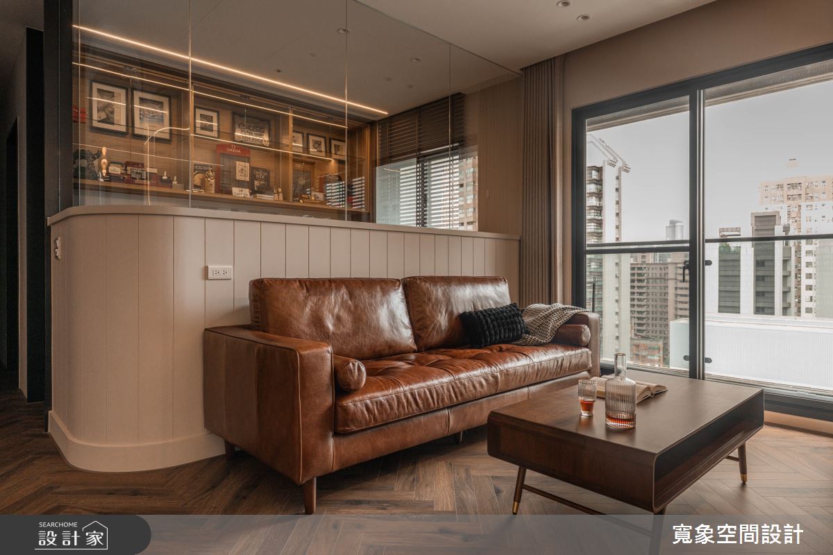新成屋(5年以下)＿摩登復古風客廳案例圖片＿寬象空間室內裝修有限公司＿寬象_36之2