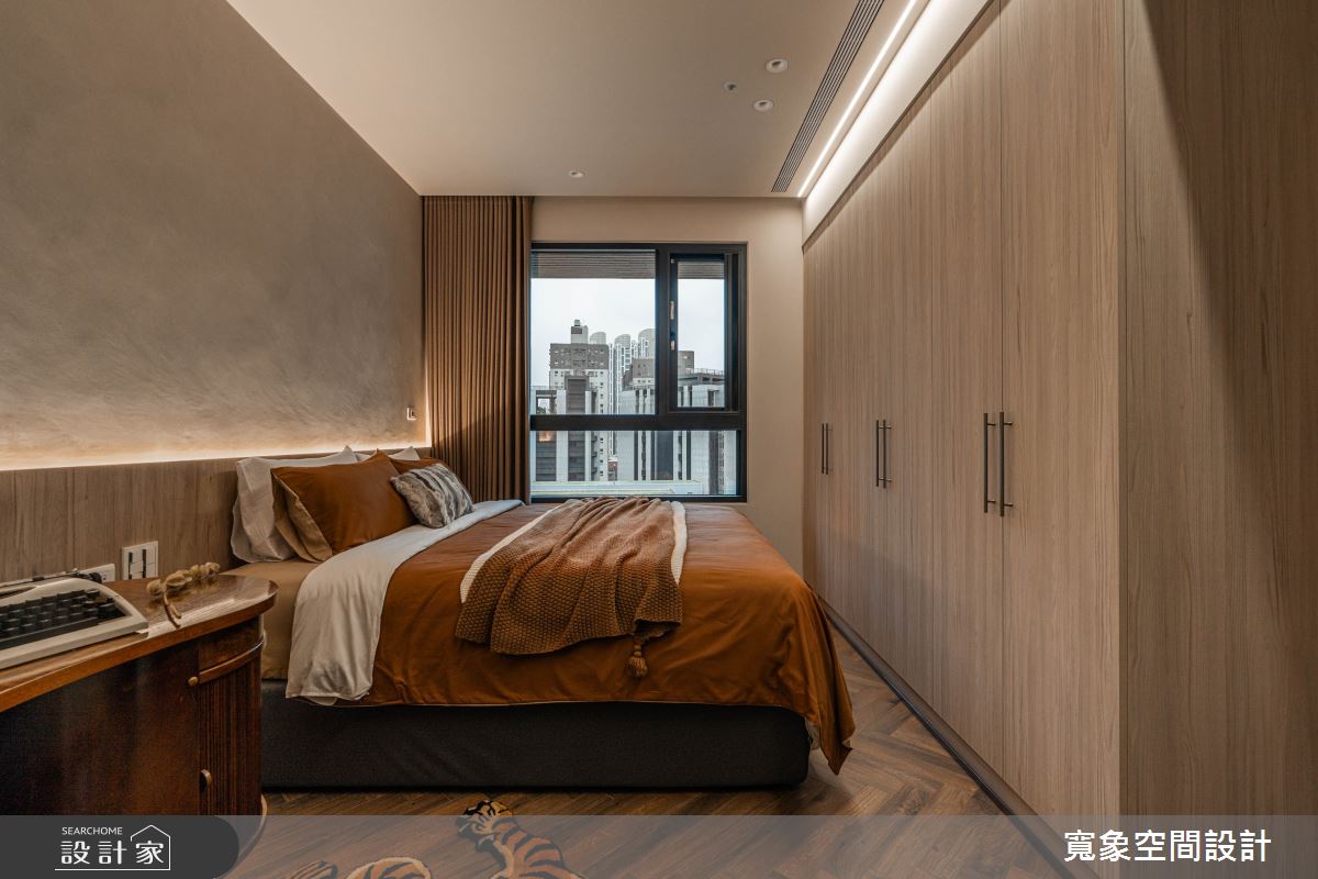 新成屋(5年以下)＿摩登復古風臥室案例圖片＿寬象空間室內裝修有限公司＿寬象_36之15