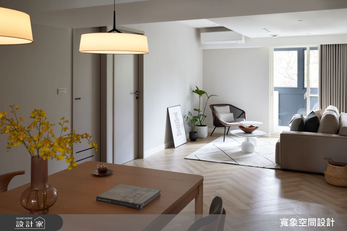 39坪老屋(31~40年)＿美式風客廳餐廳案例圖片＿寬象空間室內裝修有限公司＿寬象_37之5