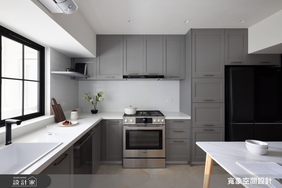 39坪老屋(31~40年)＿美式風廚房案例圖片＿寬象空間室內裝修有限公司＿寬象_37之8