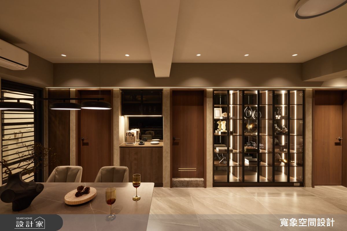 老屋(31~40年)＿現代風客廳餐廳案例圖片＿寬象空間室內裝修有限公司＿寬象_39之375