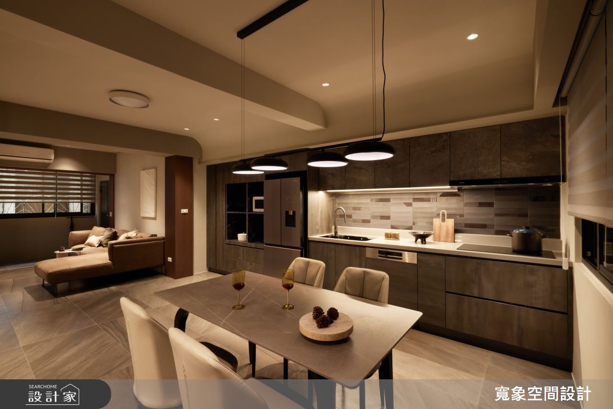 老屋(31~40年)＿現代風餐廳廚房案例圖片＿寬象空間室內裝修有限公司＿寬象_39之7