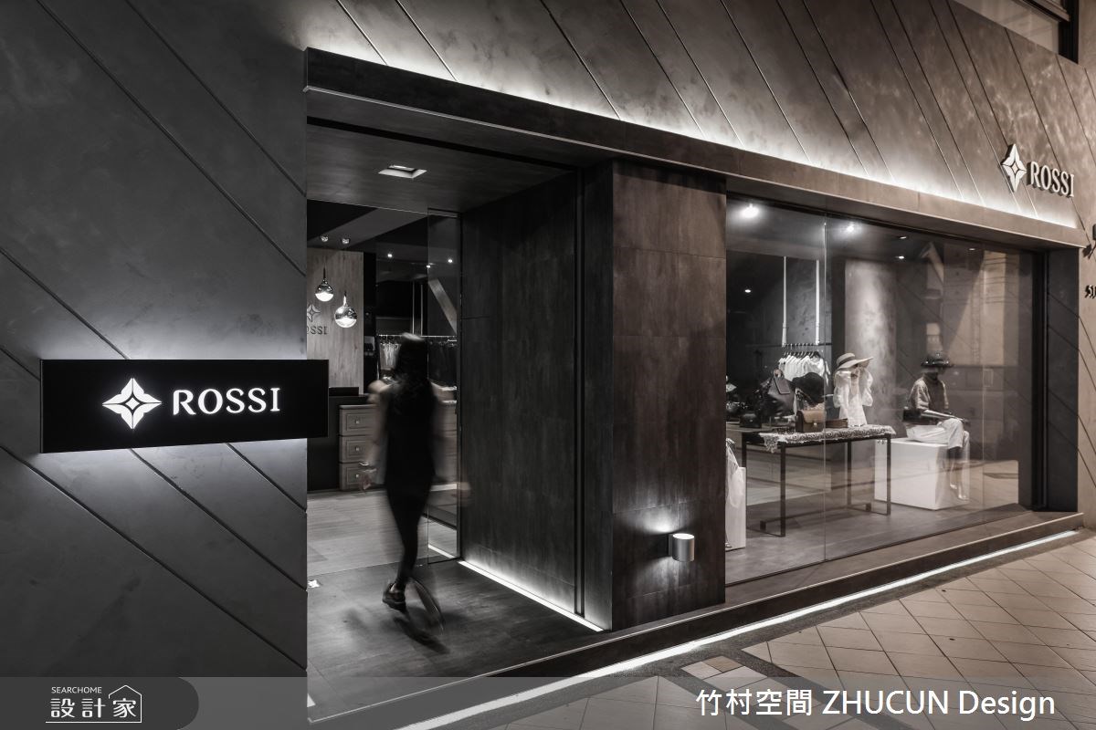 20坪中古屋(5~15年)＿工業風商業空間案例圖片＿竹村空間 ZHUCUN Design＿竹村_01 衣.著 Rossi_20坪工業風商業空間之2