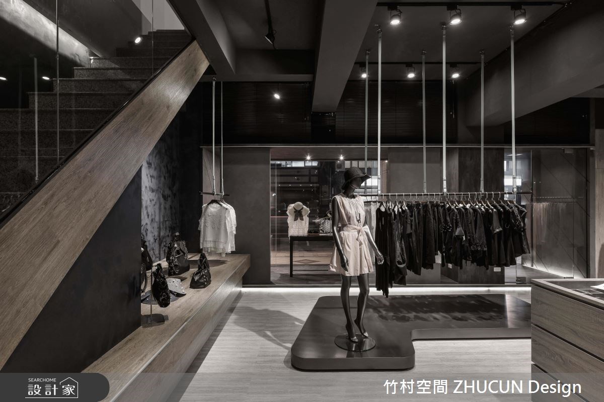 20坪中古屋(5~15年)＿工業風商業空間案例圖片＿竹村空間 ZHUCUN Design＿竹村_01 衣.著 Rossi_20坪工業風商業空間之8