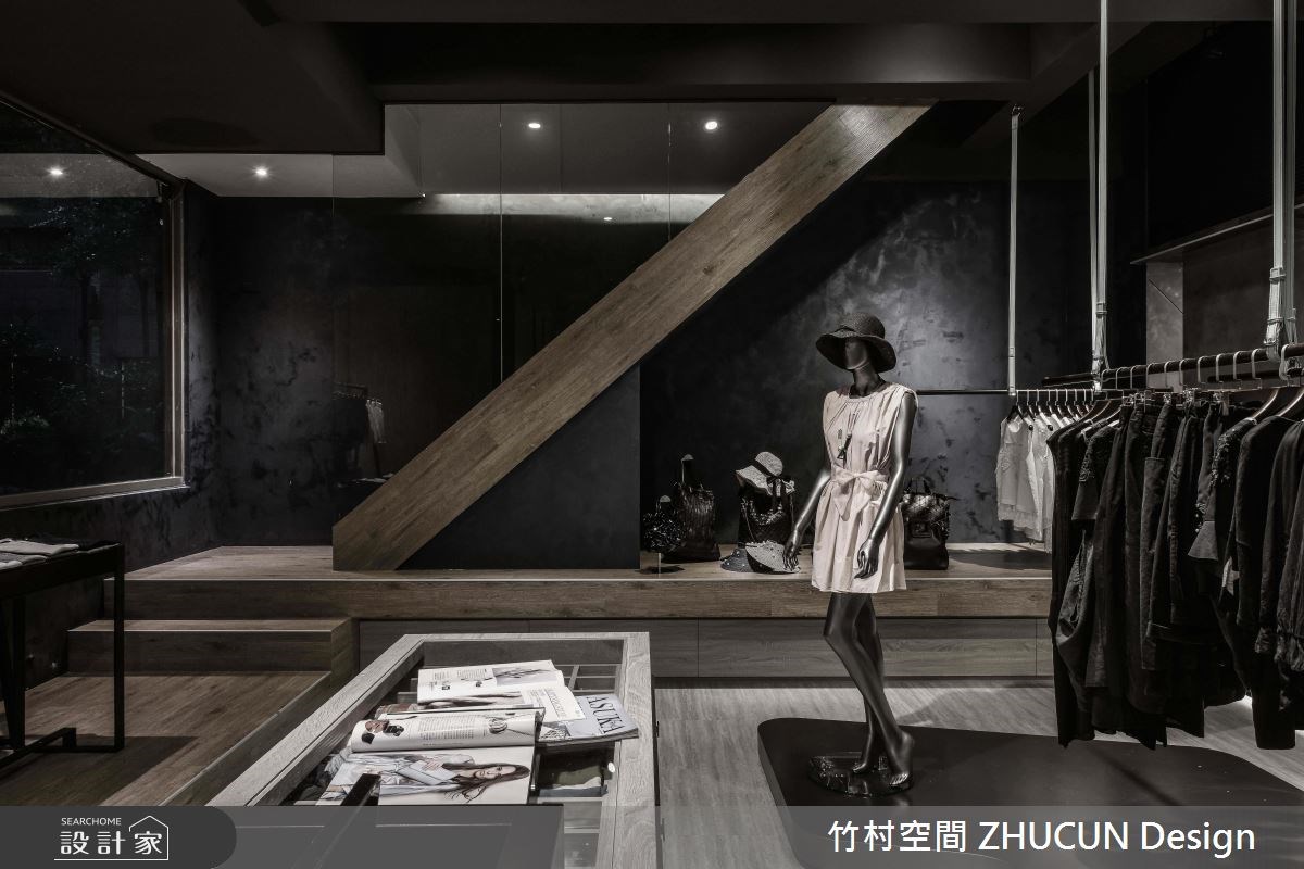 20坪中古屋(5~15年)＿工業風商業空間案例圖片＿竹村空間 ZHUCUN Design＿竹村_01 衣.著 Rossi_20坪工業風商業空間之9
