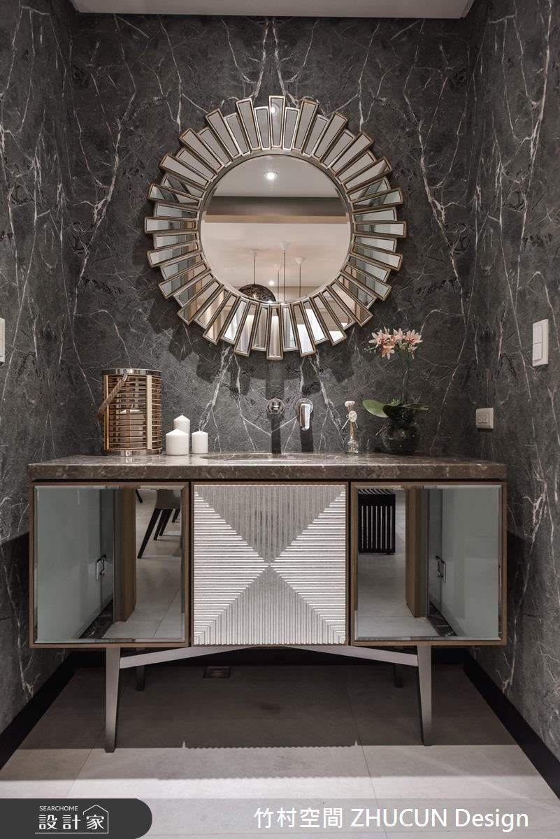 40坪新成屋(5年以下)＿奢華風浴室案例圖片＿竹村空間 ZHUCUN Design＿竹村_02 木.暮 Wood Home_40坪毛胚屋奢華風之7