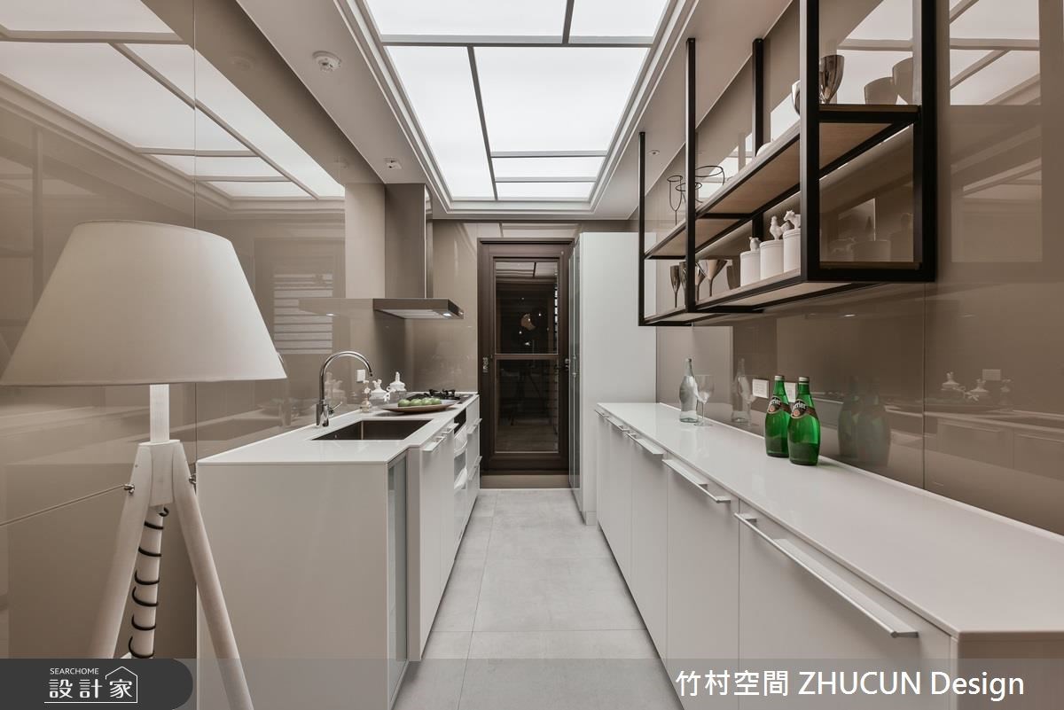40坪新成屋(5年以下)＿奢華風廚房案例圖片＿竹村空間 ZHUCUN Design＿竹村_02 木.暮 Wood Home_40坪毛胚屋奢華風之8