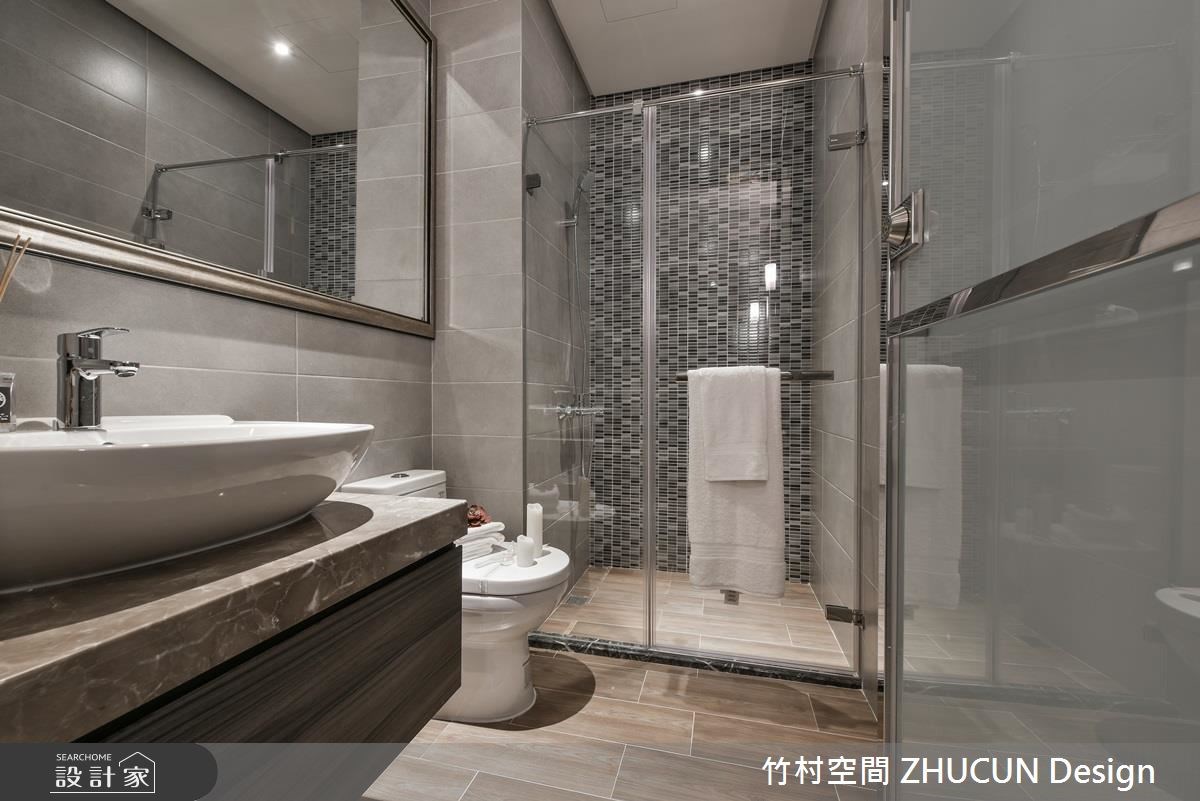 40坪新成屋(5年以下)＿奢華風浴室案例圖片＿竹村空間 ZHUCUN Design＿竹村_02 木.暮 Wood Home_40坪毛胚屋奢華風之12
