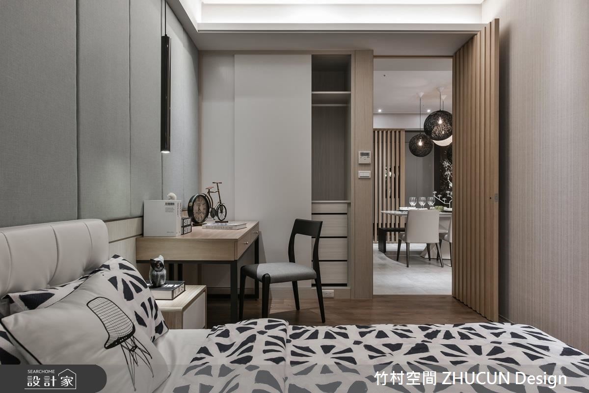 40坪新成屋(5年以下)＿奢華風臥室案例圖片＿竹村空間 ZHUCUN Design＿竹村_02 木.暮 Wood Home_40坪毛胚屋奢華風之13