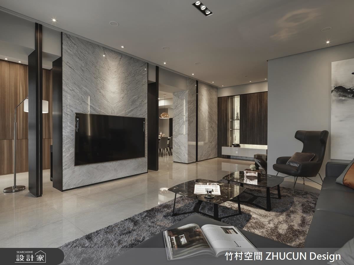 47坪新成屋(5年以下)＿簡約風客廳案例圖片＿竹村空間 ZHUCUN Design＿竹村_03 家.語彙 Household_47坪簡約風之1