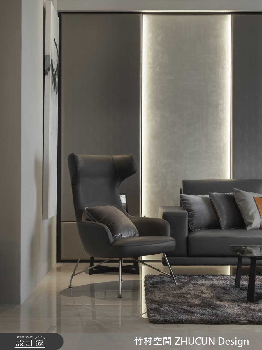 47坪新成屋(5年以下)＿簡約風客廳案例圖片＿竹村空間 ZHUCUN Design＿竹村_03 家.語彙 Household_47坪簡約風之5