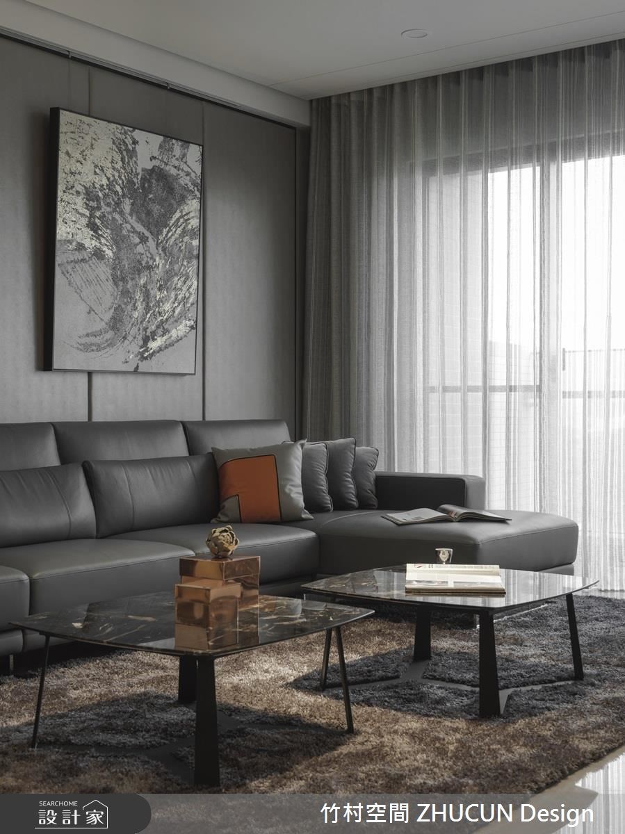 47坪新成屋(5年以下)＿簡約風客廳案例圖片＿竹村空間 ZHUCUN Design＿竹村_03 家.語彙 Household_47坪簡約風之6