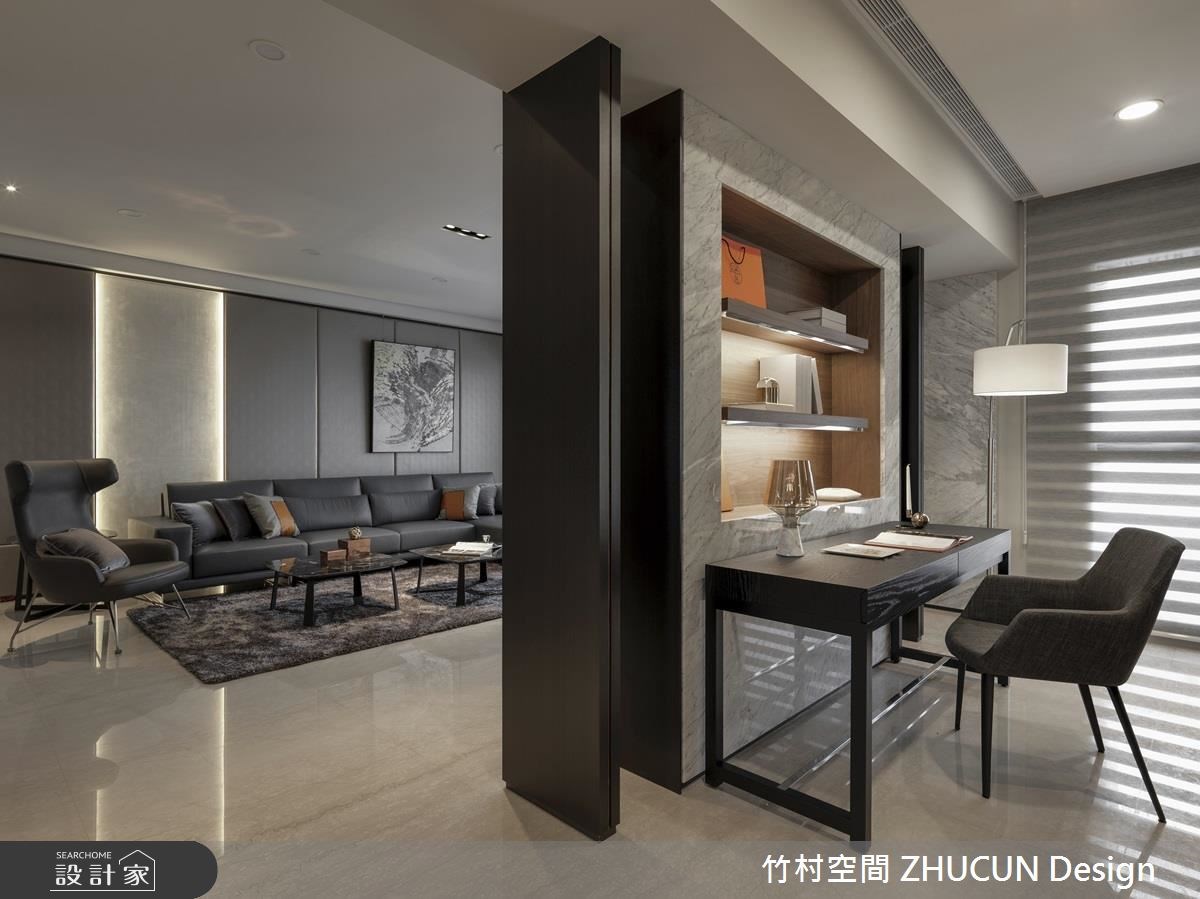 47坪新成屋(5年以下)＿簡約風客廳書房案例圖片＿竹村空間 ZHUCUN Design＿竹村_03 家.語彙 Household_47坪簡約風之7