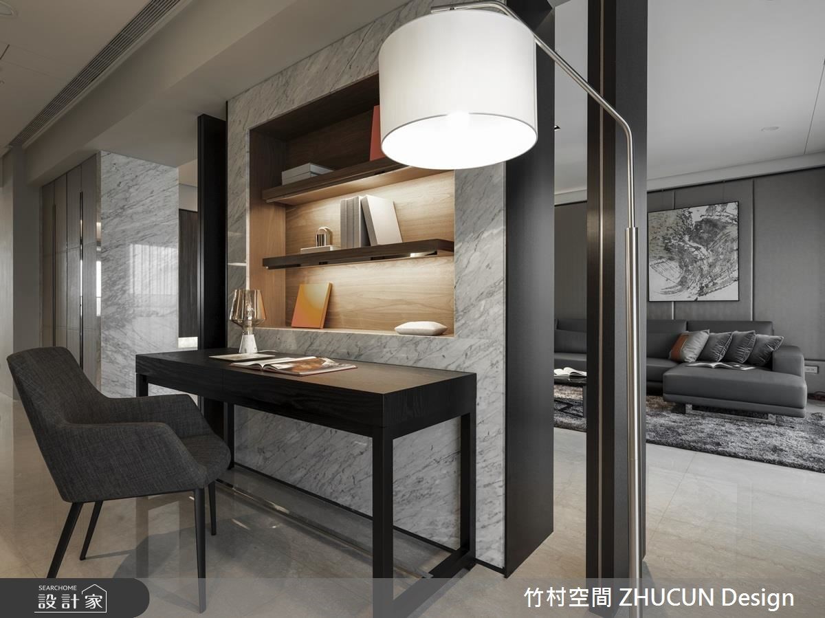 47坪新成屋(5年以下)＿簡約風客廳書房案例圖片＿竹村空間 ZHUCUN Design＿竹村_03 家.語彙 Household_47坪簡約風之10