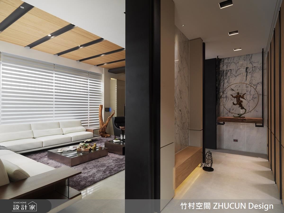 235坪新成屋(5年以下)＿現代風玄關客廳案例圖片＿竹村空間 ZHUCUN Design＿竹村_04之2