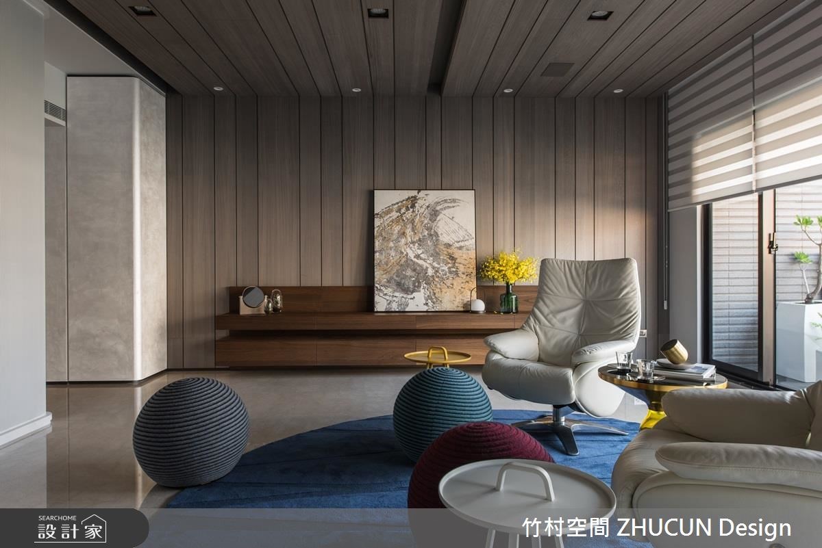 47坪新成屋(5年以下)＿簡約風客廳案例圖片＿竹村空間 ZHUCUN Design＿竹村_05 漫.生活 Romantic_47坪簡約風之6