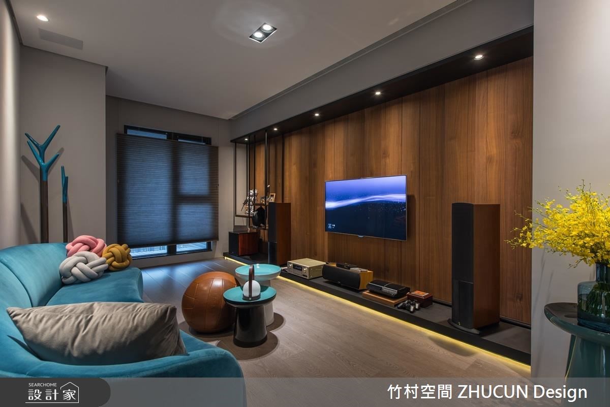 47坪新成屋(5年以下)＿簡約風客廳案例圖片＿竹村空間 ZHUCUN Design＿竹村_05 漫.生活 Romantic_47坪簡約風之24