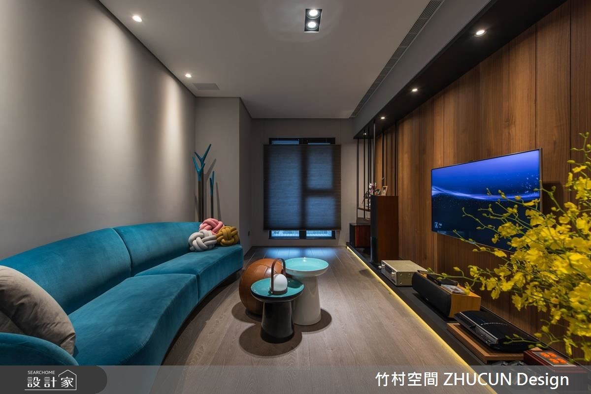 47坪新成屋(5年以下)＿簡約風客廳案例圖片＿竹村空間 ZHUCUN Design＿竹村_05 漫.生活 Romantic_47坪簡約風之25