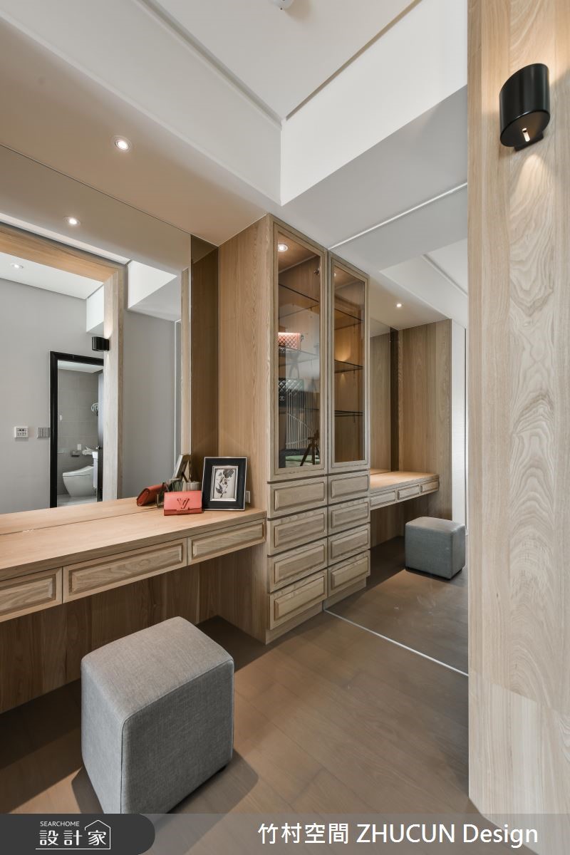 65坪新成屋(5年以下)＿新中式風更衣間案例圖片＿竹村空間 ZHUCUN Design＿竹村_07 原.風景_65坪新中式風之19