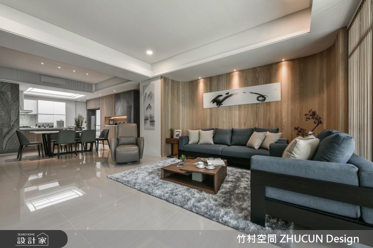 65坪新成屋(5年以下)＿新中式風客廳案例圖片＿竹村空間 ZHUCUN Design＿竹村_07 原.風景_65坪新中式風之7