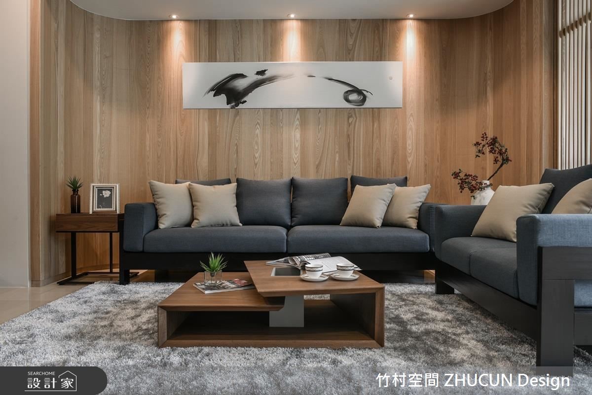 65坪新成屋(5年以下)＿新中式風客廳案例圖片＿竹村空間 ZHUCUN Design＿竹村_07 原.風景_65坪新中式風之6