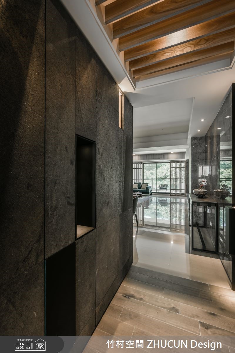 65坪新成屋(5年以下)＿新中式風玄關案例圖片＿竹村空間 ZHUCUN Design＿竹村_07 原.風景_65坪新中式風之1