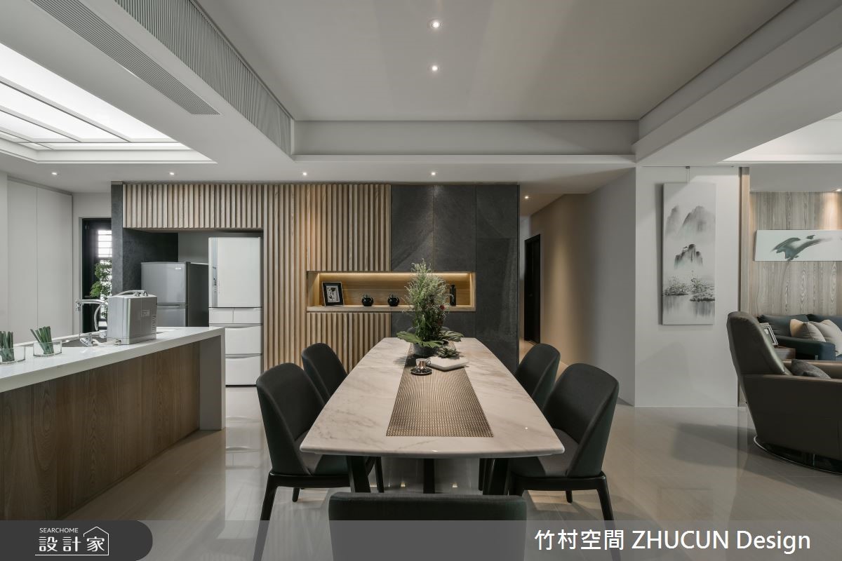 65坪新成屋(5年以下)＿新中式風餐廳案例圖片＿竹村空間 ZHUCUN Design＿竹村_07 原.風景_65坪新中式風之12