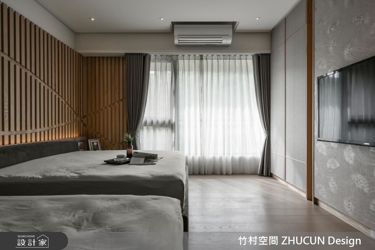 65坪新成屋(5年以下)＿新中式風臥室案例圖片＿竹村空間 ZHUCUN Design＿竹村_07 原.風景_65坪新中式風之15