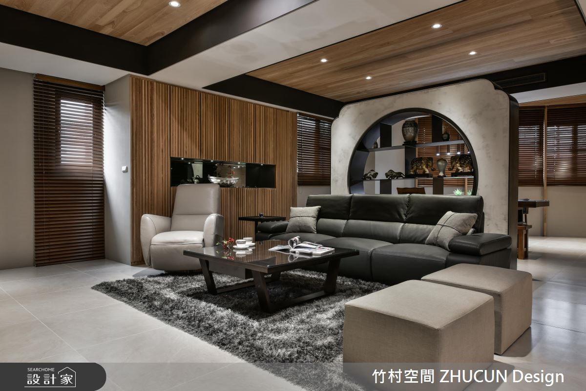 75坪新成屋(5年以下)＿新中式風客廳案例圖片＿竹村空間 ZHUCUN Design＿竹村_08之6