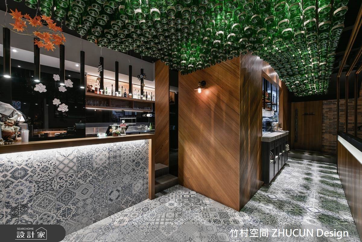 47坪新成屋(5年以下)＿現代風商業空間案例圖片＿竹村空間 ZHUCUN Design＿竹村_10 J-ONE 義法餐酒館_47坪現代風商業空間之5