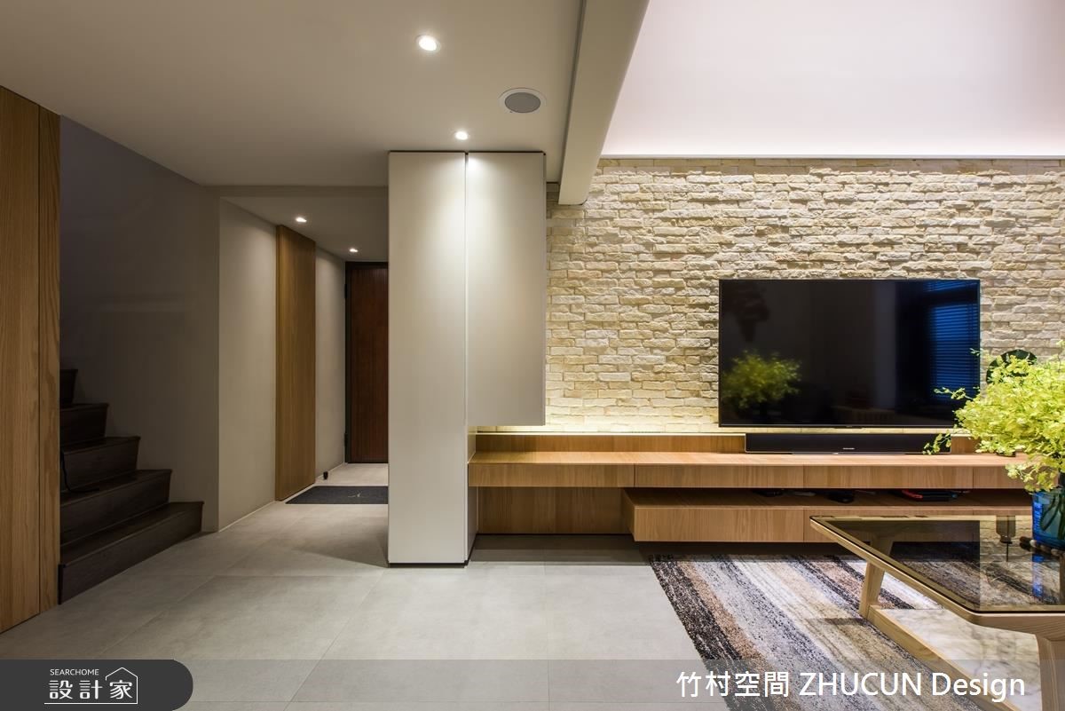 47坪老屋(16~30年)＿簡約風客廳案例圖片＿竹村空間 ZHUCUN Design＿竹村_11 雙 Double_47坪老屋翻新簡約風之8