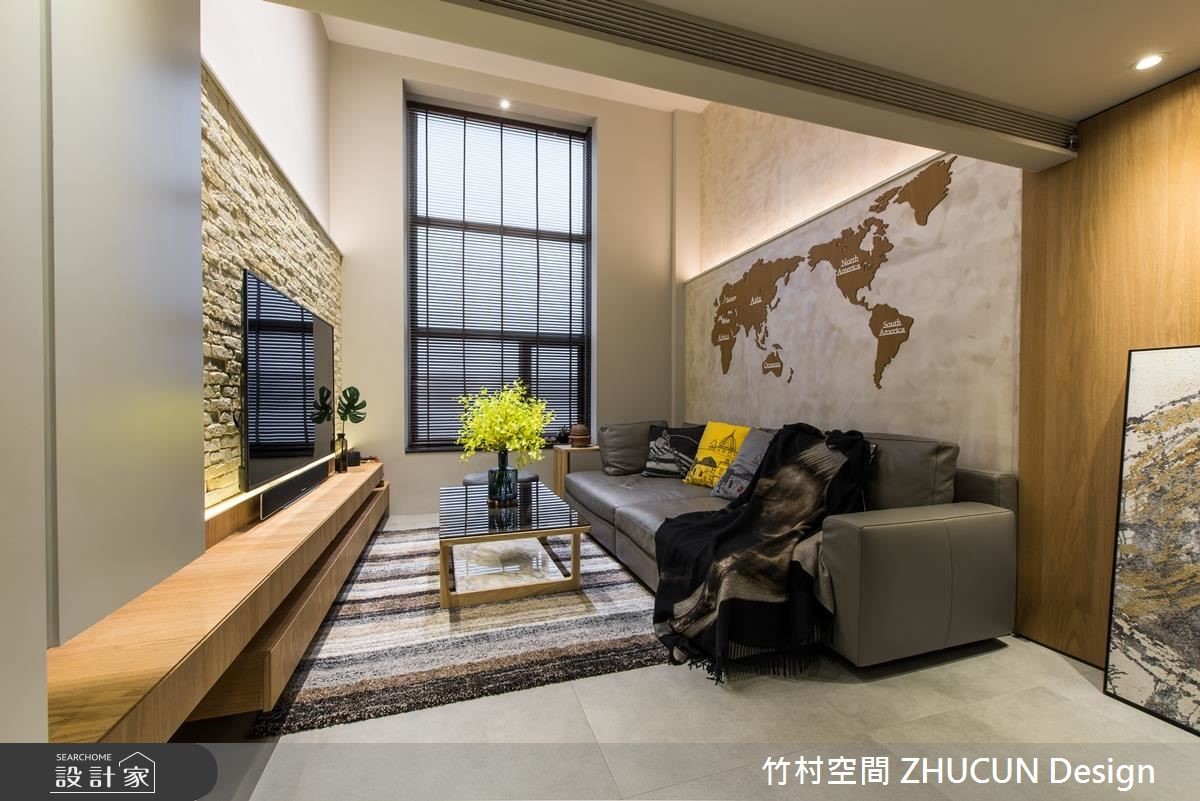 47坪老屋(16~30年)＿簡約風客廳案例圖片＿竹村空間 ZHUCUN Design＿竹村_11 雙 Double_47坪老屋翻新簡約風之3