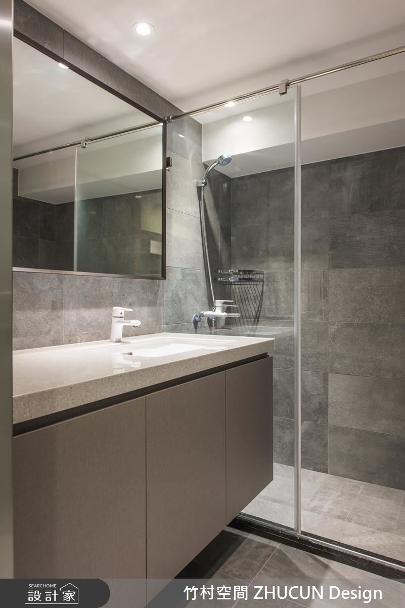 47坪老屋(16~30年)＿簡約風浴室案例圖片＿竹村空間 ZHUCUN Design＿竹村_11 雙 Double_47坪老屋翻新簡約風之19