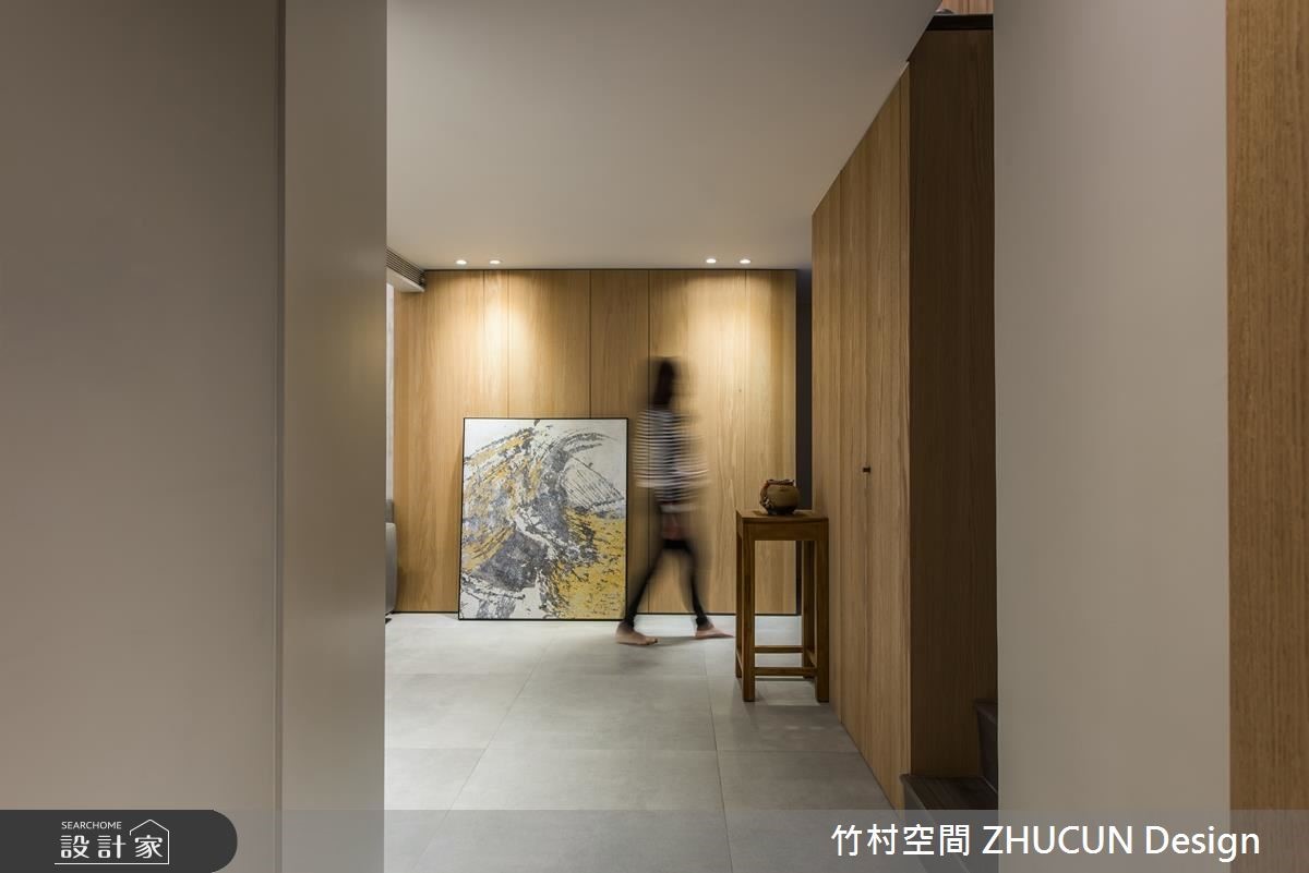 47坪老屋(16~30年)＿簡約風玄關案例圖片＿竹村空間 ZHUCUN Design＿竹村_11 雙 Double_47坪老屋翻新簡約風之2