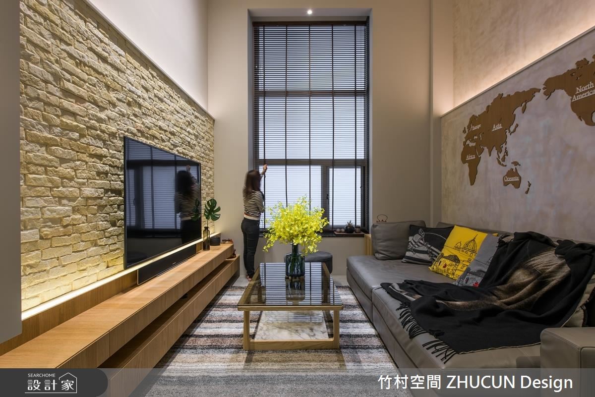 47坪老屋(16~30年)＿簡約風客廳案例圖片＿竹村空間 ZHUCUN Design＿竹村_11 雙 Double_47坪老屋翻新簡約風之6